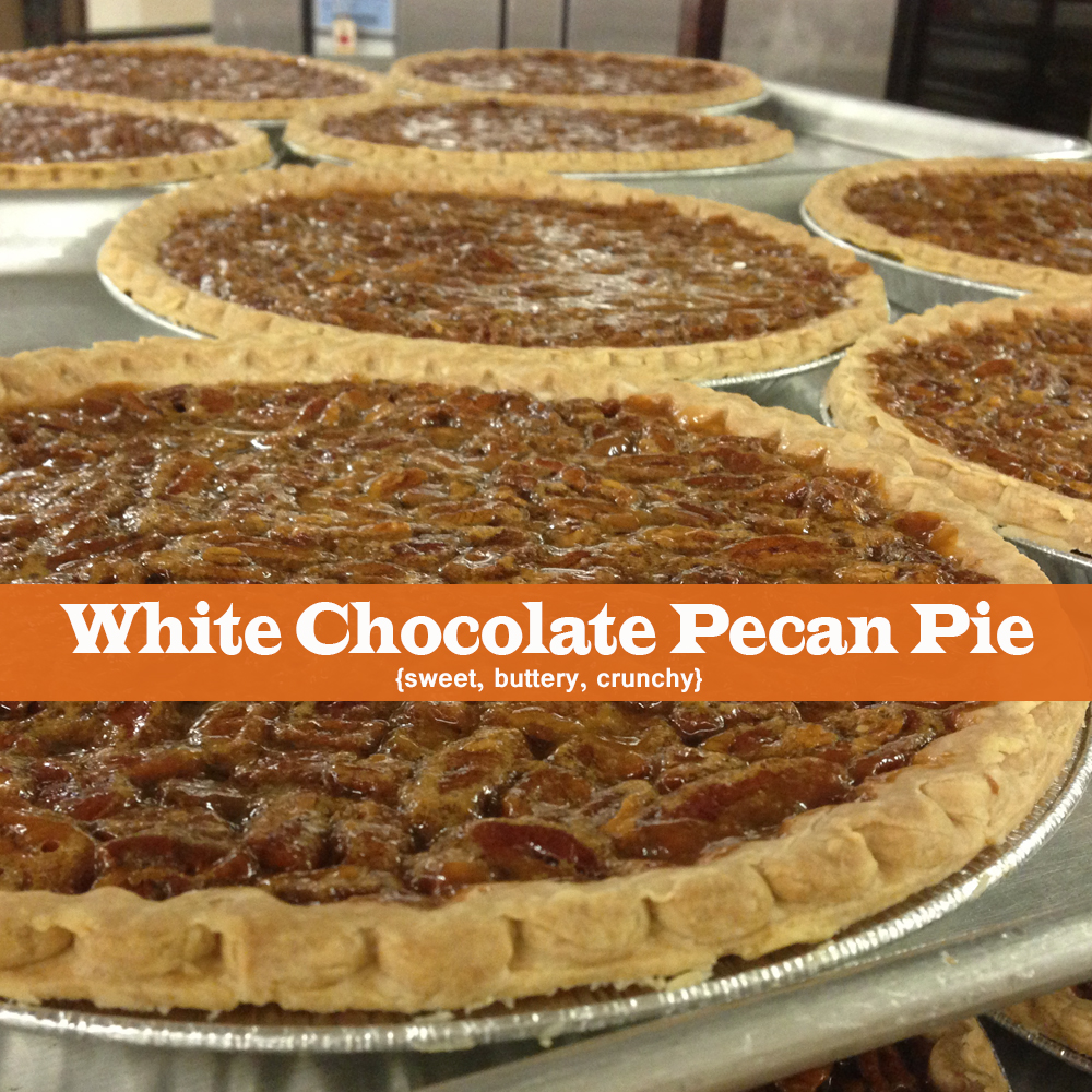 White Chocolate Pecan Pie